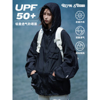 暴躁小沈夏季戶外多口袋工裝防曬衣UPF50+露營防曬服潮男女皮膚衣