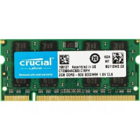 Оперативная память Crucial DDR2 SO-DIMM 800Mhz 2GB 1x2 ГБ (Crucaildd2)