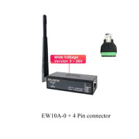 Мини-преобразователь последовательный EW10A с широким напряжением, RTU, шлюз беспроводной сети IoT, Modbus Mqtt RJ45 RS232, Wi-Fi, последовательный сервер Biddirection