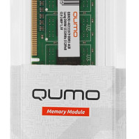 Оперативная память QUMO для персонального компьютера DDR-III 4GB 1333MHz 8 ch PC-10660 512Mx8 CL9 Retail 1x4 ГБ (QUM3U-4G1333C9)