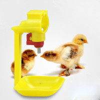 Питьевой фонтанчик для кур, 10 шт., подвесная капельная поилка с круглой чашей, труба 25 мм, автоматическая капельная поилка для цыплят