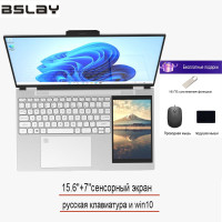 15.6" Ноутбук BSLAY AT-002, Intel Celeron N5105 (2.0 ГГц), RAM 16 ГБ, SSD 1024 ГБ, Intel UHD Graphics, Windows Pro, Серебряный, Российская клавиатура