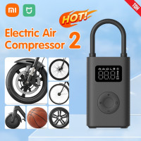 Насос для шин Xiaomi Mijia 1S 2, воздушный компрессор для мотоциклов, велосипедов, мячей, цифровой электрический надувной насос