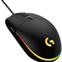 Игровая мышь проводная Logitech G Logitech G102 LightSync, черный