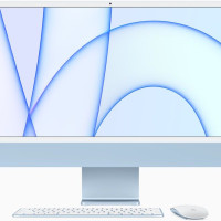 24" Моноблок Apple iMac 24" M1 512GB (Apple M1 (3.2 ГГц), RAM 8 ГБ, SSD 512, macOS Big Sur), синий