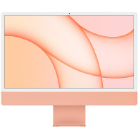 24" Моноблок Apple iMac 24 M1 (Apple M1 (3.2 ГГц), RAM 8 ГБ, SSD 512, Apple M1, macOS Big Sur), 150646, оранжевый, Российская клавиатура