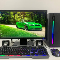 22" Компьютер в сборке Компьютерс Игровой компьютер /8GB/SSD-256/HDD-500/Монитор-22" (Intel Xeon E5-2420 v2 (2.2 ГГц), RAM 8 ГБ, SSD 256, HDD 500, NVIDIA GeForce GTX 650 Ti (1 Гб), Windows), черный, Российская клавиатура