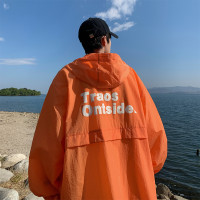 防曬衣男式夏季薄款透氣潮牌寬鬆外套百搭青少年戶外機能風防曬服