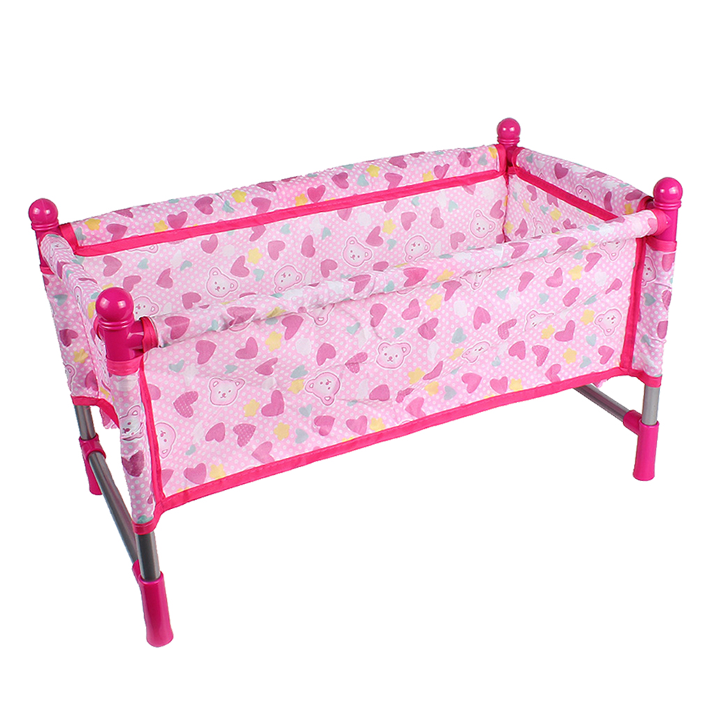 Baby Pretend Furniture Bed Crib Swing Bouncer Rocking Chair for Doll Supply