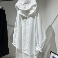 大尺碼300斤連帽長袖防曬衣男女裝夏韓版薄款透氣寬鬆防曬襯衫外套