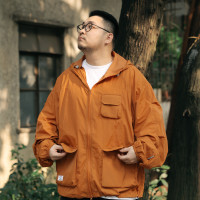 LiiiStore2023夏款UPF50+山系多口袋oversize戶外長袖防曬服男