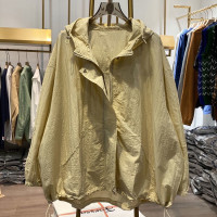 大尺碼300斤防曬衣男輕薄款夏季休閒連帽長袖外套寬鬆胖子夾克潮