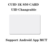 Сменная nfc-карта CUID UID, блок 0 многофункциональных записываемых карт для s50 13,56 МГц nfc, китайская Волшебная карта с поддержкой приложения на Android MCT