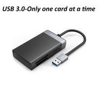 Переходник usb-c/USB 3,0, 4 в 1, для защищенных цифровых карт TF, CF, MS, с кабелем 15 см