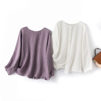 輕奢立體花真絲襯衫女夏季可前後兩穿桑蠶絲空調衣高貨設計感上衣