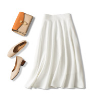 外貿日本重磅赫本風進口名媛半身裙a字大擺裙高腰中長裙墜感絲滑