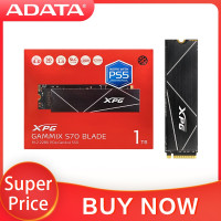 SSD-Накопитель ADATA XPG GAMMIX S70, 1 ТБ, Внутренний твердотельный накопитель M.2 2280 PCle Gen4x4