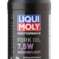 Синтетическое масло для вилок и амортизаторов Liqui Moly "Motorbike Fork Oil Medium/Light" 7,5W, 500 мл
