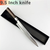 Японский кухонный нож, нож для суши и сашими 7CR17 440C, Высокоуглеродистый Улучшенный Японский стальной брикет, нож, слайсер, ручка из дерева венге