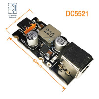 65W 8~30V DC к USB Type C PD 3.1 QC3 Быстрая зарядка Ступенчатый понижающий модуль питания Мобильный телефон быстрой зарядки адаптер для Arduino