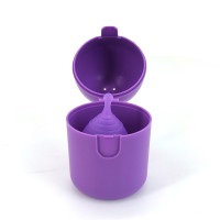 Портативная менструальная чаша из медицинского силикона с защитой от протечек Женская менструальная чаша с чехлом для хранения товары для женской гигиены