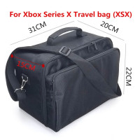 Двухслойный чехол для переноски игровых дисков Xbox серии X/S, беспроводной контроллер, портативная дорожная сумка для хранения, черный