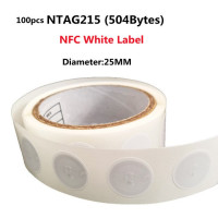 50/100 шт., NFC-стикеры NTAG215 для TagMo Forum type 2, NFC-Стикеры, этикетки, бирка, влажная инкрустация, Ntag 215, NFC-метки, RFID-метка