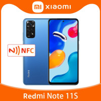 Смартфон Xiaomi Глобальная версия Xiaomi Redmi Note 11S NFC поддерживает русский язык 6/128 ГБ, синий