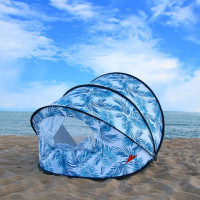 Пляжная палатка с защитой от УФ-лучей, автоматическая складная палатка для кемпинга и рыбалки с быстрой открытием, портативный тент от солнца