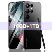 Смартфон S23 Ultra +, 2023 дюйма, 16 + 1 ТБ, две SIM-карты