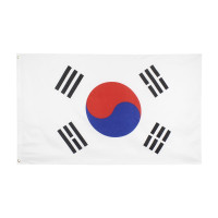 Большой Флаг Южной Кореи, полиэстер, корейский Национальный Баннер, 3x5 футов, парад/Фестиваль/украшение для дома, новая мода