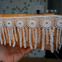 Изысканные водорастворимые кружева из полиэстера, «сделай сам», ручные серьги для одежды, ювелирные украшения, юбка, аксессуары для украшения