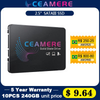 CeaMere Sata Ssd 10 шт. 120 ГБ 2,5 SSD 128 ГБ 240 ГБ 256 Гб жесткий диск 480 ГБ 512 Гб жесткий диск внутренний жесткий диск с бесплатным пользовательским логотипом