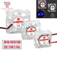 Мини-вентилятор охлаждения, прозрачный гидравлический вентилятор 3010 4010 12 В/24 В