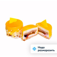 Пирожное замороженное Йогуртовое с маракуйя лайт Leberge, 220 г (2 шт.)