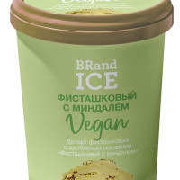 Десерт фисташковый с дробленым миндалем Vegan BRandICE, 500 мл