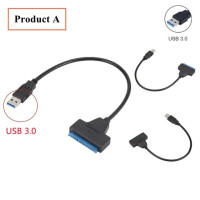 Адаптер Sata к USB 2,5, до 6 Гбит/с, поддержка 2,5-дюймового внешнего SSD HDD, жесткий диск 22 Pin Sata III A25 2,0