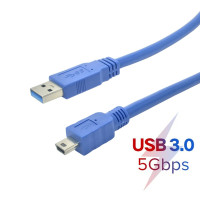 Кабель-удлинитель USB 3,0 A папа-мини 10 Pin B для планшетов, видеокамер, хаб, разъем HDD 0,3 м 0,6 м 1 м 3 м 5 м