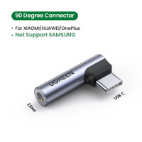 UGREEN USB Type C на 3,5 мм разъем для телефона Аксессуары для наушников адаптер для Xiaomi Mi 9 Oneplus 9 Pro Huawei P30 Pro USB C адаптер