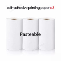 Мини-принтер, термобумага для этикеток, наклейка, белая красочная клейкая самоклеящаяся бумага для фотографий, портативный принтер 57 мм