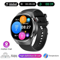 Новые умные часы с Gps для Huawei GT4 Pro 360*360 HD AMOLED пульсометр Bluetooth звонки NFC Ip68 Водонепроницаемые Смарт-часы с сахаром в крови