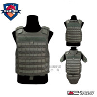 【突擊者戶外】COMBAT2000鐵甲2013戰術背心可加護頸護肩護襠全防