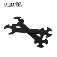 Гаечный ключ 5 в 1, части 3D-принтера, сопло, гаечный ключ 6 мм до 20 мм, стальной гаечный ключ, плоский для Ender 3 E3D MK8 MK10, сопло, инструмент