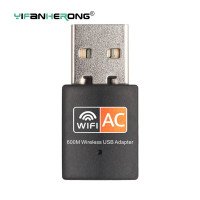 USB-адаптер Wi-Fi 802.11ac, 600 Мбит/с, 2,4 ГГц/5 ГГц