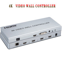 Настенный видеоконтроллер 2x2, вход HDMI/DVI, 4 выхода HDMI, процессор для телевизора 4K, комбинированный настенный процессор для съемки изображений