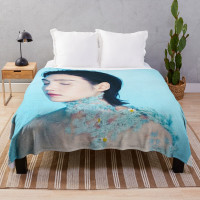Одеяло suga yoongi без рубашки, роскошное плотное одеяло с рисунком голубого портрета, роскошное Брендовое одеяло, пушистое покрывало