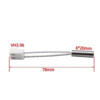 Детали для 3D-принтера Artillery, провод нагревательной трубки 24 в 40/65 Вт с терминалом VH3.96 для Hornet Sidewinder SW-X2 & Genius Pro Hotend