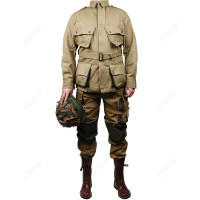 美式 M42傘兵服101/82空降 諾曼底登陸D-DAY復刻影視道具）