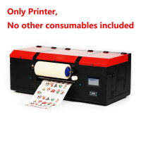 2 в 1 УФ DTF принтер A3 Dual XP600 печатающая головка наклейка принтер с A & B пленка переноса ламинации для lrрегулярной формы поверхности