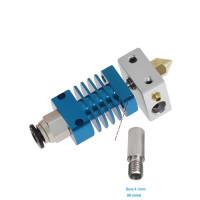 Детали для 3D-принтера, полностью металлический J-head Hotend MK8, комплект экструдера для детской модели, 3D V6 Bowden, экструдер 1,75/0,4 мм, сопло